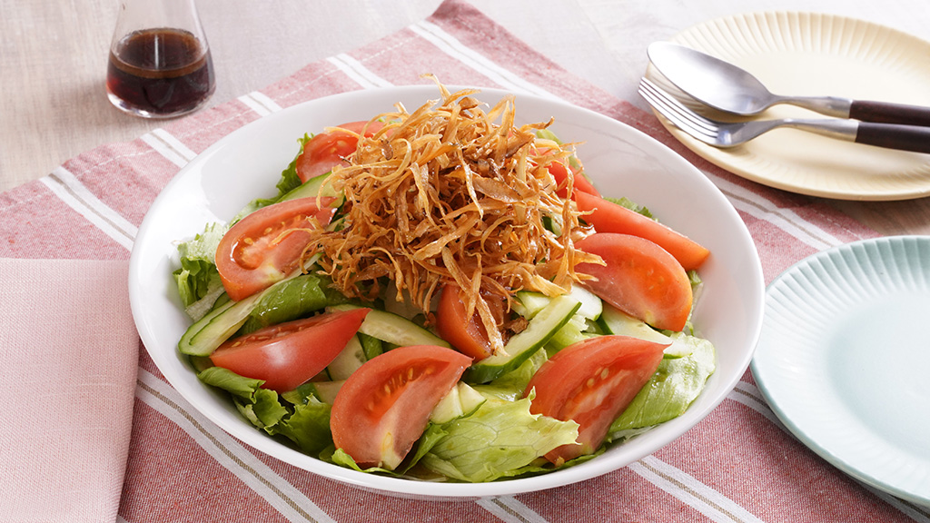 パリパリごぼうサラダ/子どもが苦手な野菜レシピ【ごぼう】