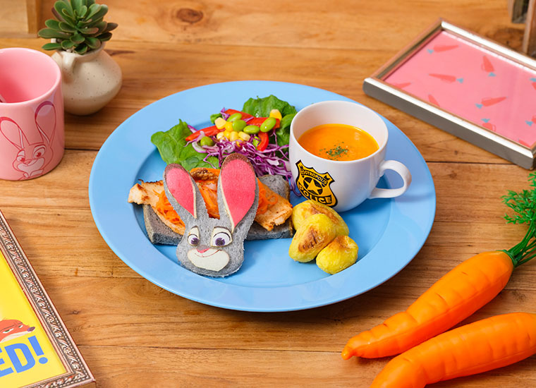 ＜ジュディ＞BBFサンドイッチ/Zootopia」BUNNY BEST FRIEND OH MY CAFE（東京都/渋谷区）