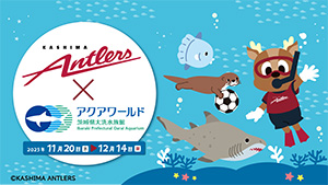 アクアワールド・大洗 × 鹿島アントラーズ スペシャルコラボイベント(茨城県大洗町)