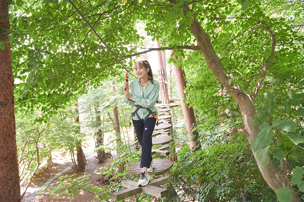 星野リゾート　リゾナーレ八ケ岳 「森の空中散歩」（山梨県／北杜市）