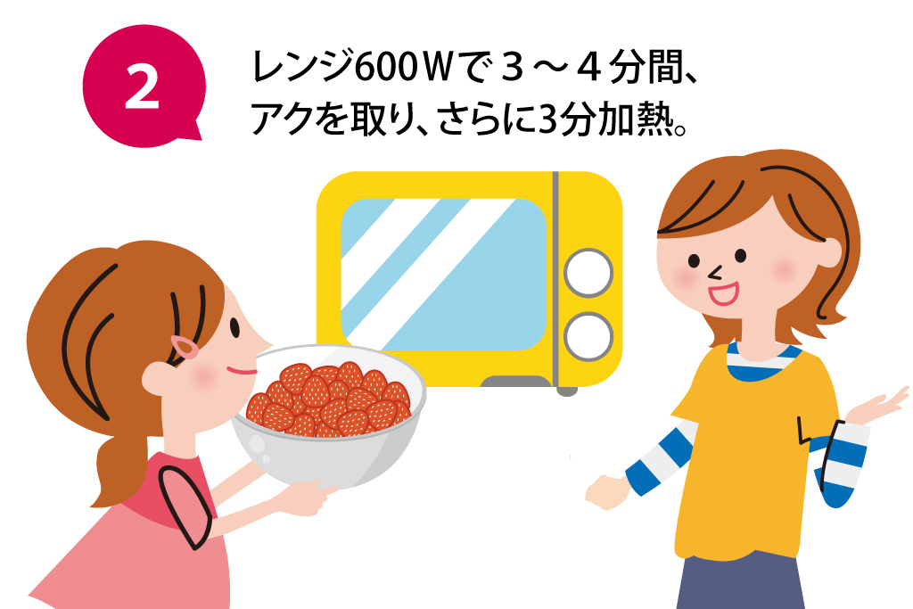 いちごジャムの作り方