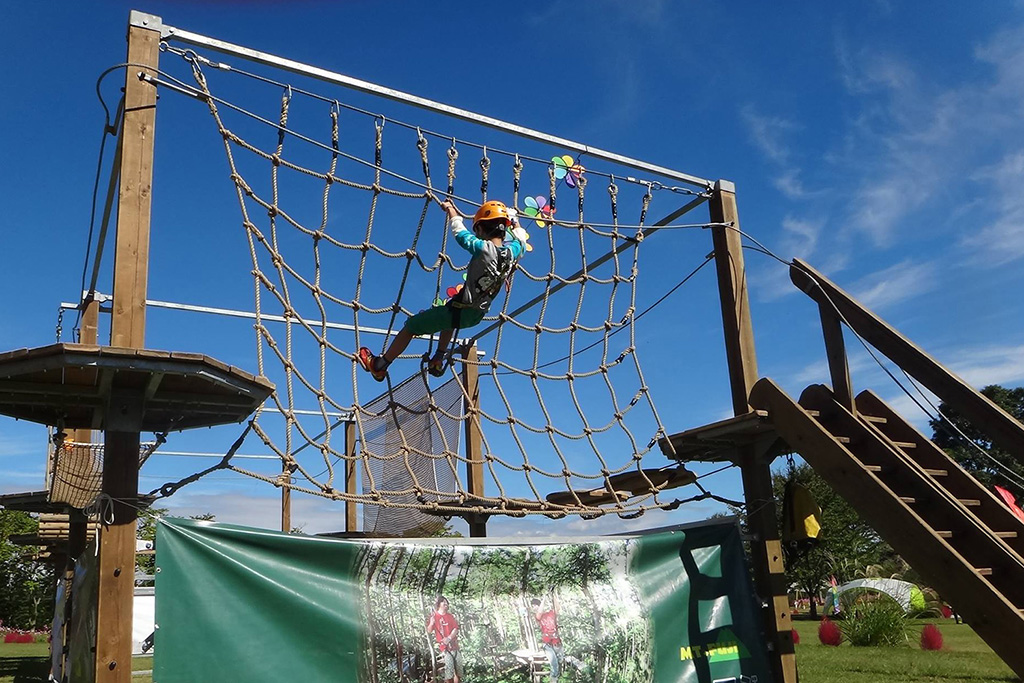 本格的なアスレチックコース/スポーツ・アウトドアフェス～IZUMI WANPAKU PARK～（宮城県/仙台市）