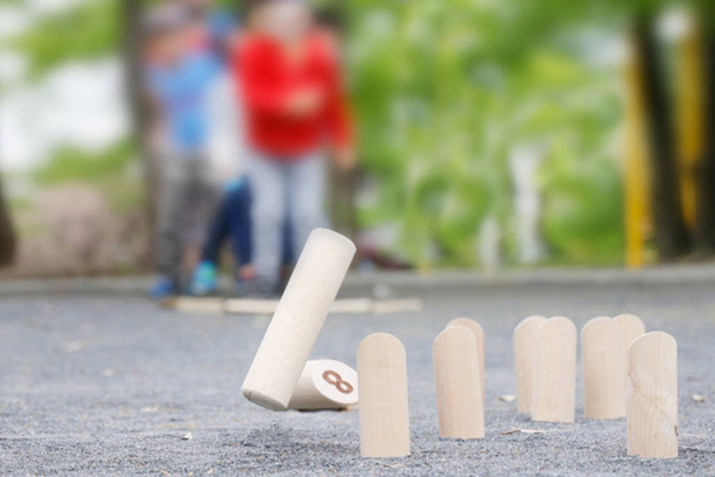 フィンランド発祥の「モルック」/スポーツ・アウトドアフェス～IZUMI WANPAKU PARK～（宮城県/仙台市）