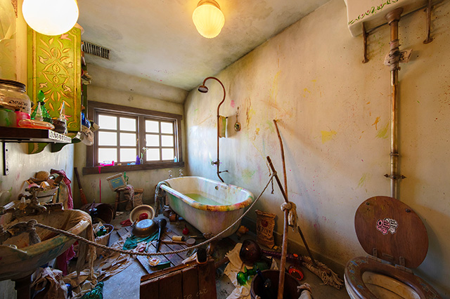 「ハウルの城」の浴室/ジブリパーク（愛知県/長久手市）