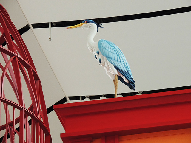 「君たちはどう生きるか」の青サギ/ジブリパーク（愛知県/長久手市）