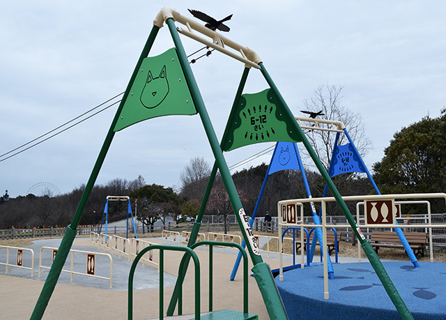 「猫の城遊具」ターザンロープ/ジブリパーク（愛知県/長久手市）