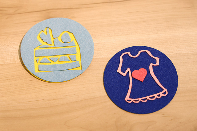 レーザーカッターでフェルトシール」/IMAGINUS(東京都/杉並区)