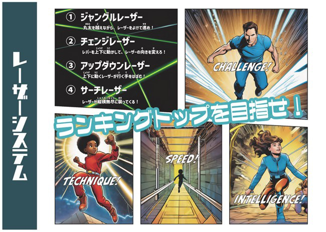 レーザーアトラクション 恐竜研究所「レーザーシステム」/那須ハイランドパーク(栃木県/那須町)