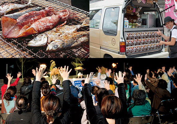 「ねこさいの日」過去のイベントの様子/北川漁港「ねこさい広場」（静岡県/東伊豆町）