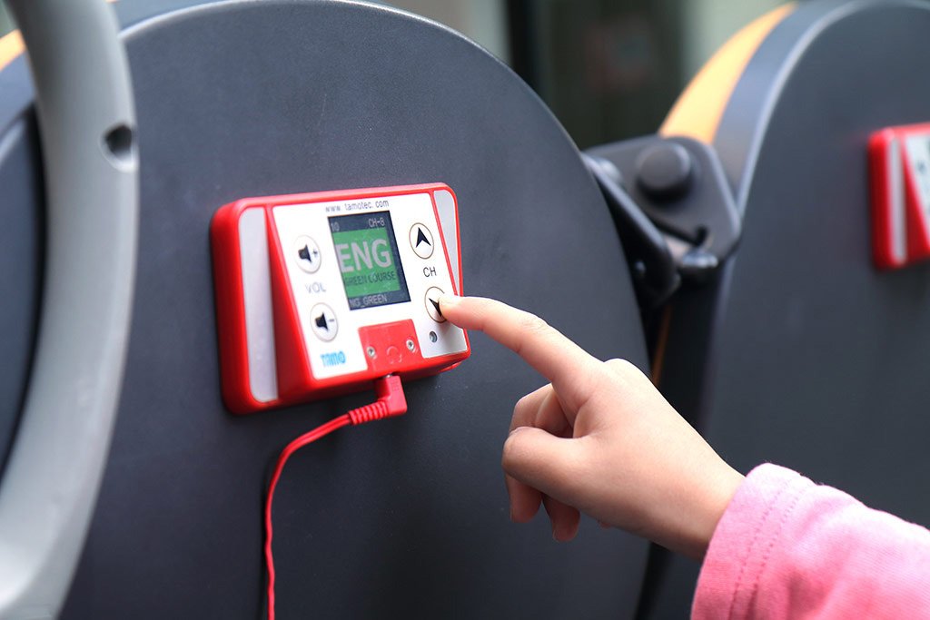 7言語対応の音声ガイダンス/スカイホップバス東京（東京都）