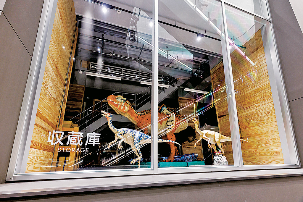 見える収蔵庫/福井県立恐竜博物館（勝山市）
