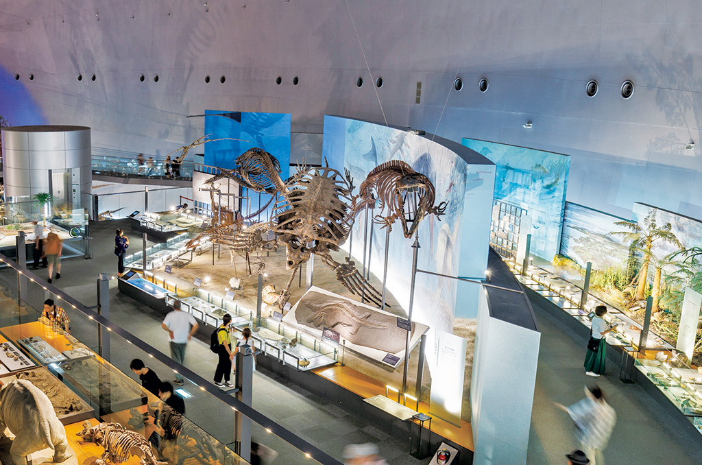 ティロサウルスの全身骨格/福井県立恐竜博物館（勝山市）