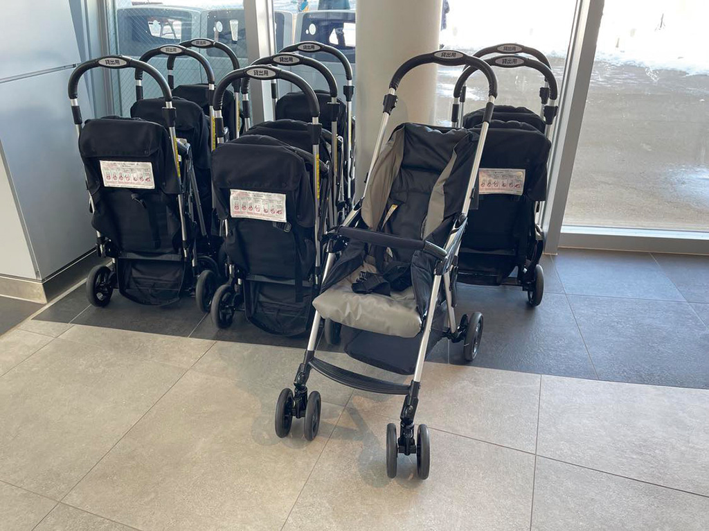 ベビーカーの無料貸出/福井県立恐竜博物館(勝山市)