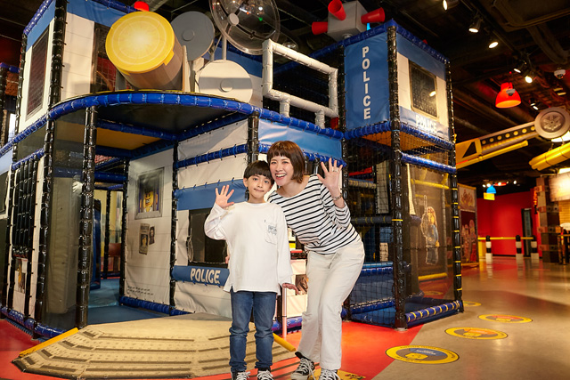 ポリスタウンのようなレゴ(R)オリジナルジャングルジム／レゴランド(R)・ディスカバリー・センター大阪