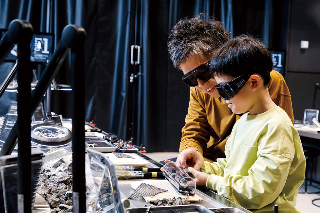 発掘の様子/福井県立恐竜博物館（勝山市）