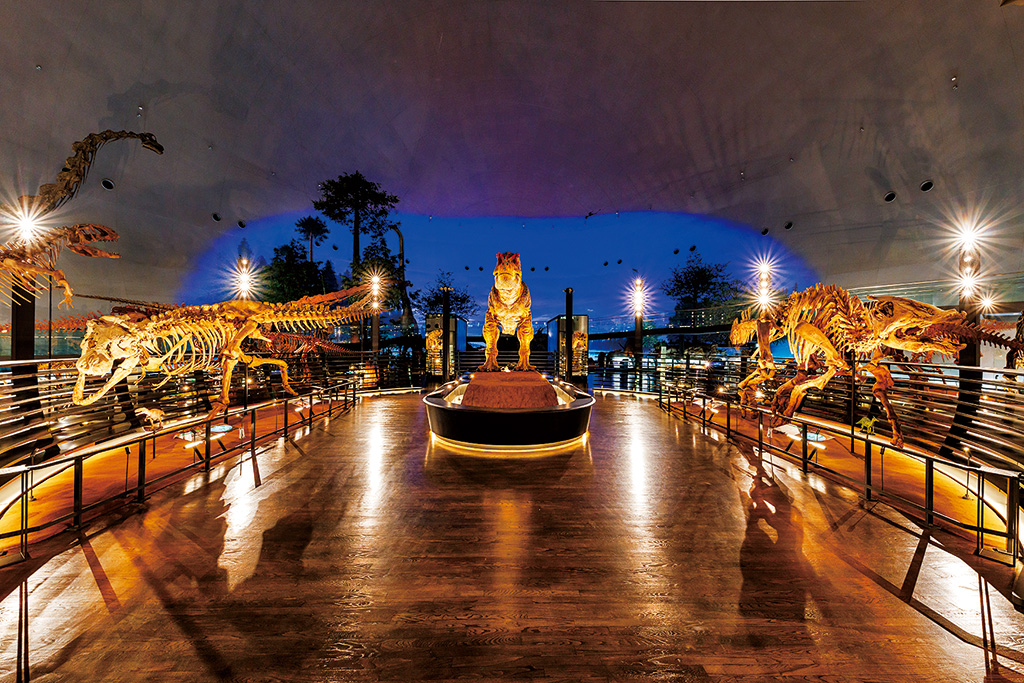 恐竜の対決/福井県立恐竜博物館(勝山市)