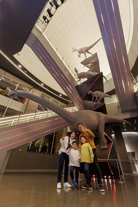 シンボルモニュメント恐竜の塔/福井県立恐竜博物館(勝山市)