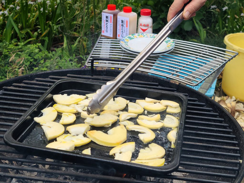 バーベキューの様子/「わたしの田舎 谷当工房」（千葉県／千葉市）