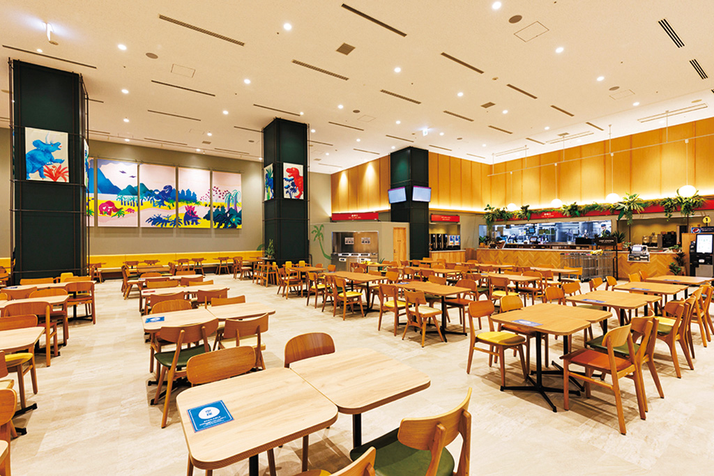 館内のレストラン/福井県立恐竜博物館（勝山市）