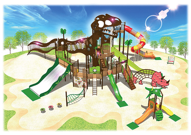 チャマゴン広場/かつやま恐竜の森(勝山市)