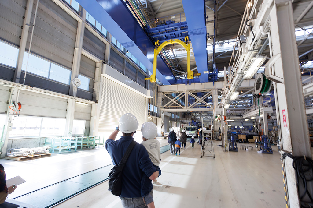 車両工場見学の様子/東武鉄道南栗橋工場（埼玉県/久喜市）