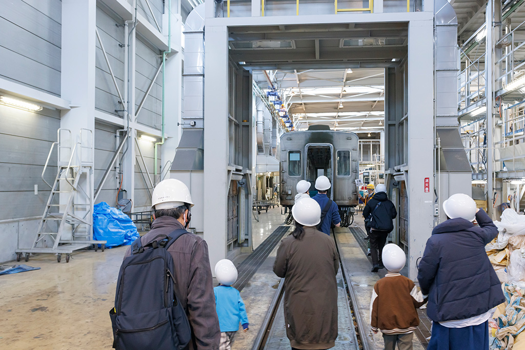 車両工場見学の様子/東武鉄道南栗橋工場（埼玉県/久喜市）