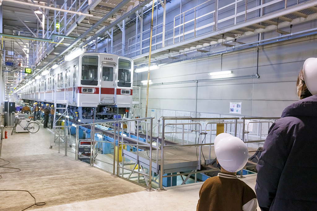 メンテナンスの様子/東武鉄道南栗橋工場（埼玉県/久喜市）