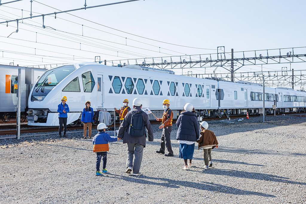「スペーシア X」の撮影会/東武鉄道南栗橋工場（埼玉県/久喜市）
