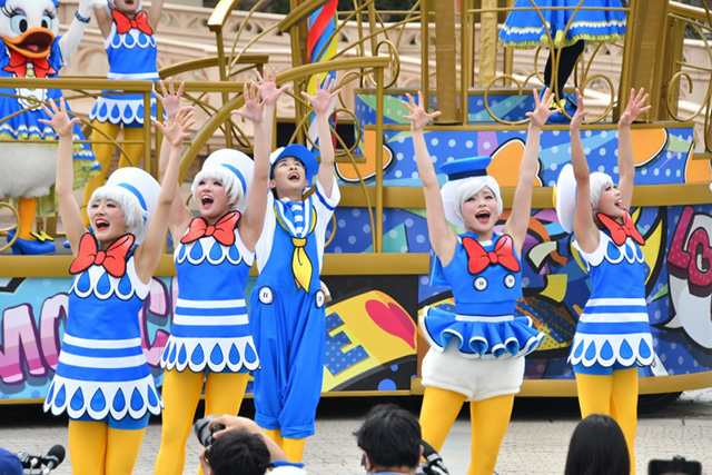 「ドナルドのクワッキー・ダックシティ」パレードの様子/東京ディズニーランド(千葉県/浦安市)