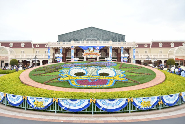「ドナルド花壇」/東京ディズニーランド(千葉県/浦安市)
