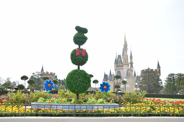 ドナルド型のトピアリー/東京ディズニーランド(千葉県/浦安市)