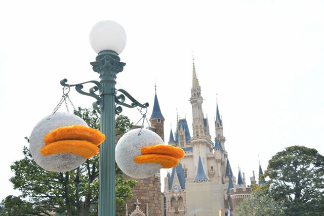 ドナルド仕様の街灯の飾り/東京ディズニーランド(千葉県/浦安市)