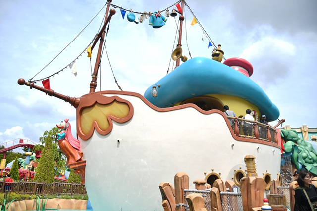 トゥーンタウンの「ドナルドのボート」/東京ディズニーランド(千葉県/浦安市)