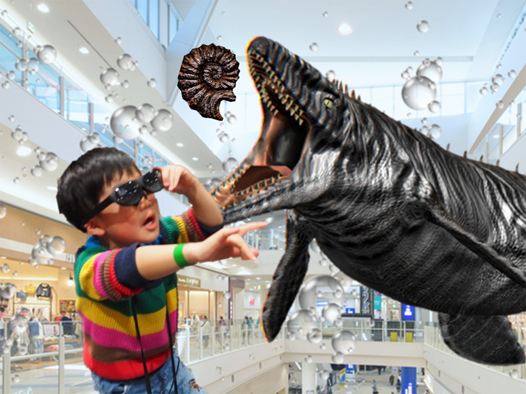 「たんけん“みらいのあそびまなび”フェス」ARグラス体験/イオンモール幕張新都心(千葉県/千葉市)