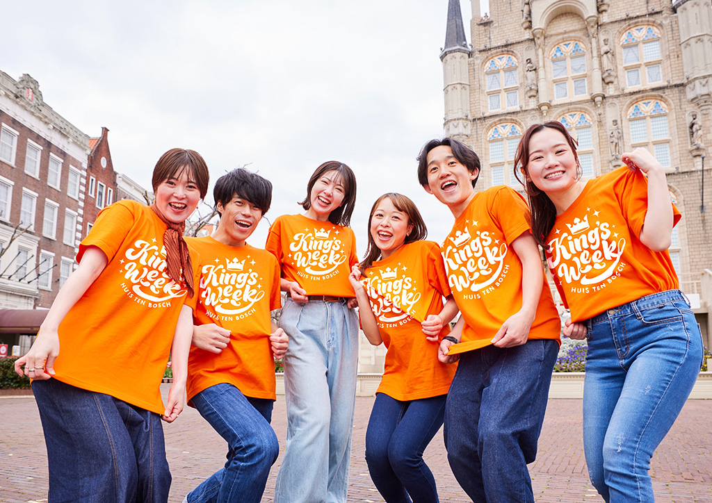 「キングスウィーク」オリジナルオレンジTシャツ/ハウステンボス（長崎県/佐世保市）