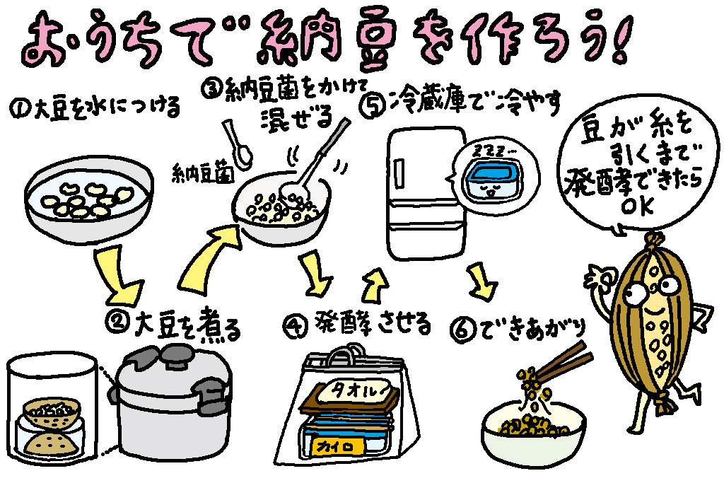 おうちで納豆を作ろう!/茨城県の特産品「納豆」