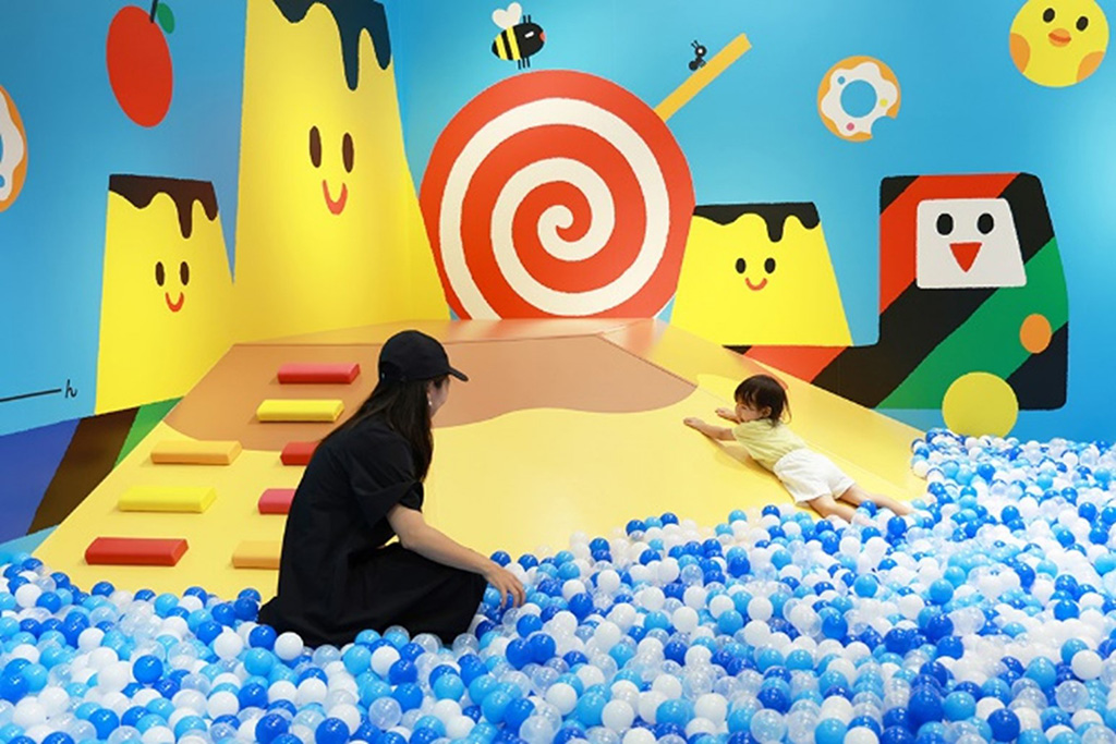 大きなプリンのすべり台/しまぐるランドみなとアクルス（愛知県/名古屋市）