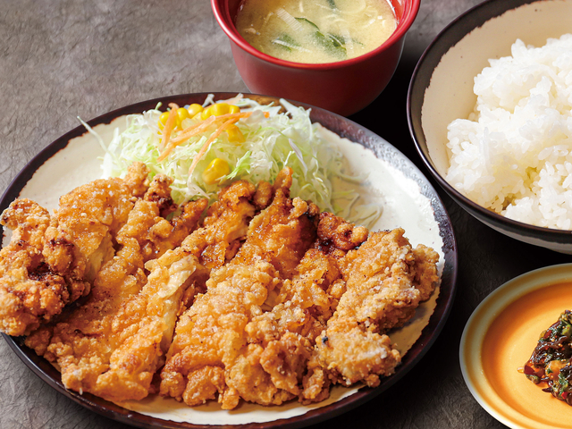 山賊焼定食／みどり湖PA【下り】