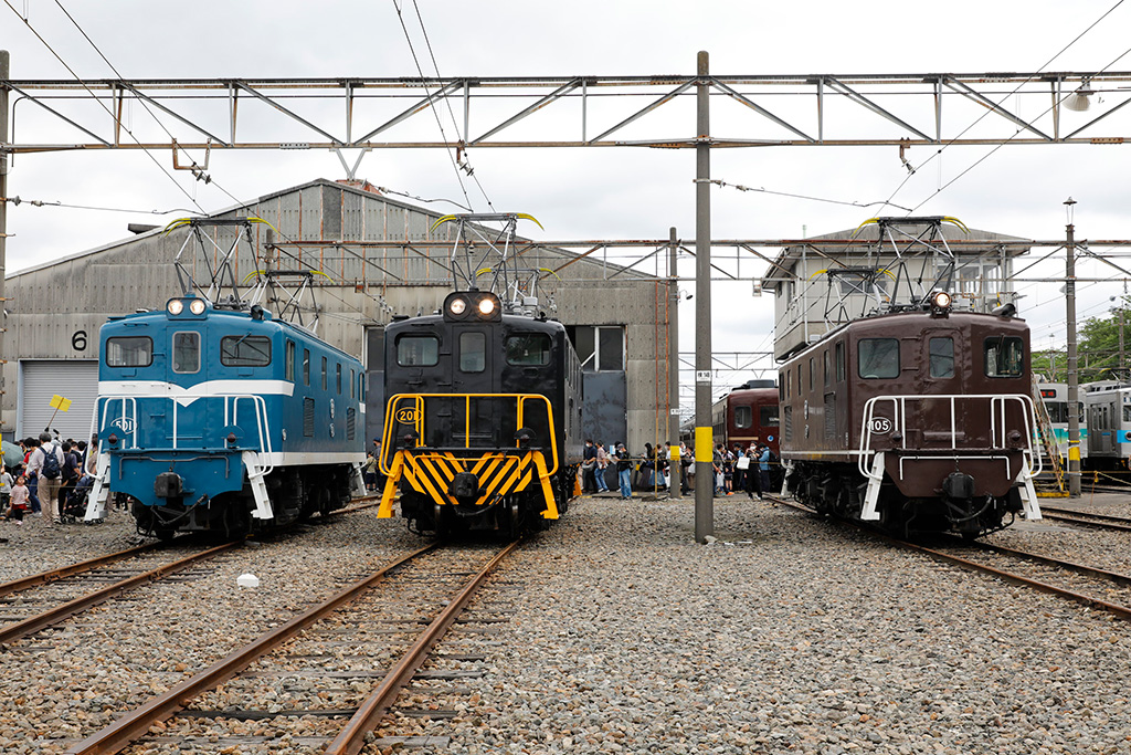 SLや電気機関車などの車両を展示/わくわく鉄道フェスタ2024（埼玉県/熊谷市）