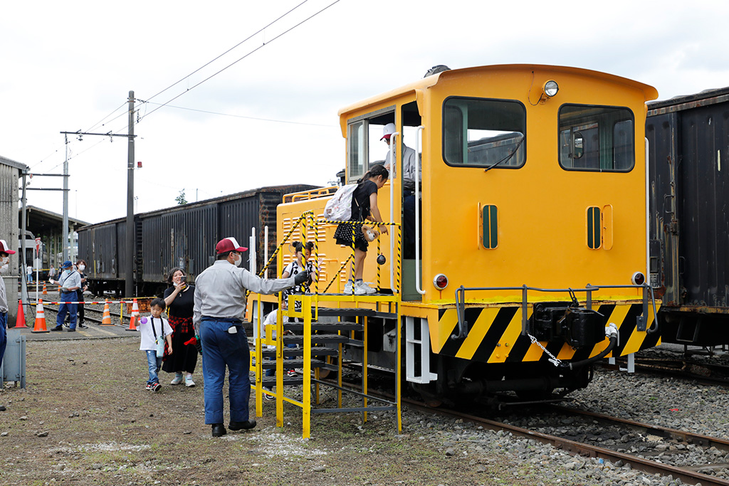 鉄道体験イベントの様子/わくわく鉄道フェスタ2024（埼玉県/熊谷市）