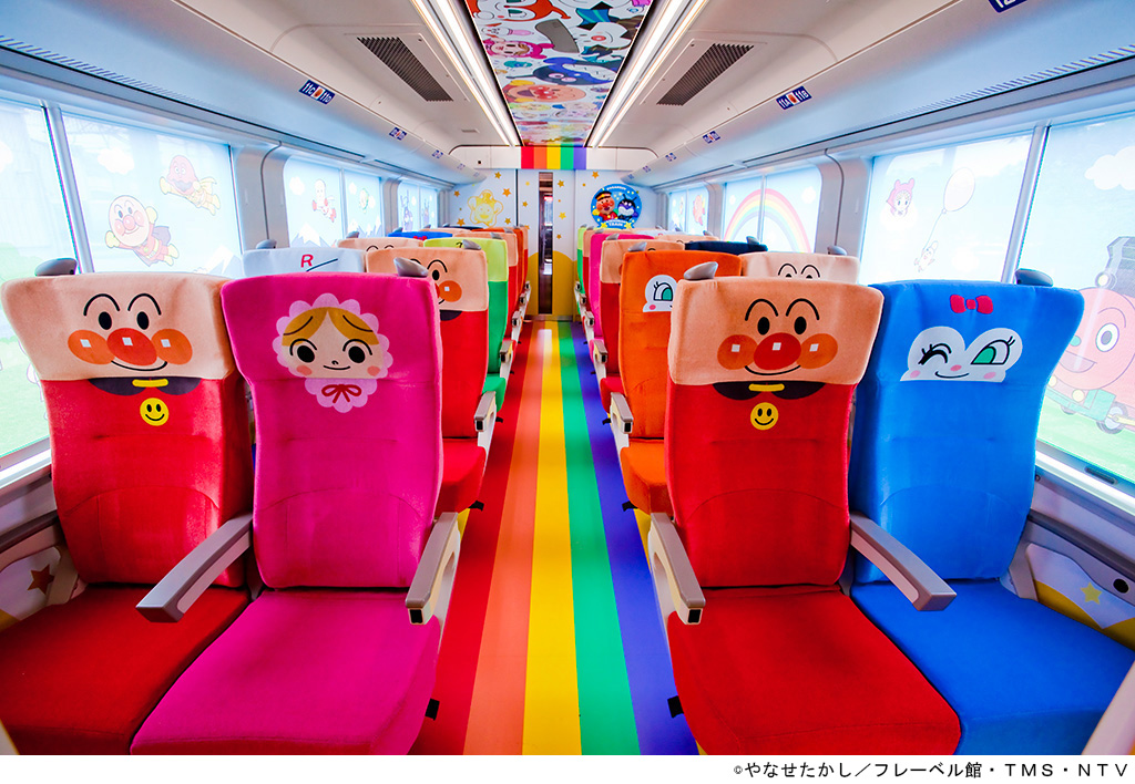 土讃線アンパンマン列車のアンパンマンシート/JR四国