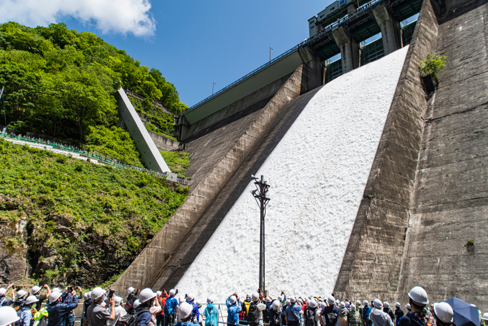 点検放流/藤原ダム（群馬県/みなかみ町）