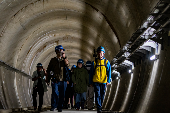 連絡トンネル探検＆エレベーター乗車/奈良俣ダム（群馬県/みなかみ町）