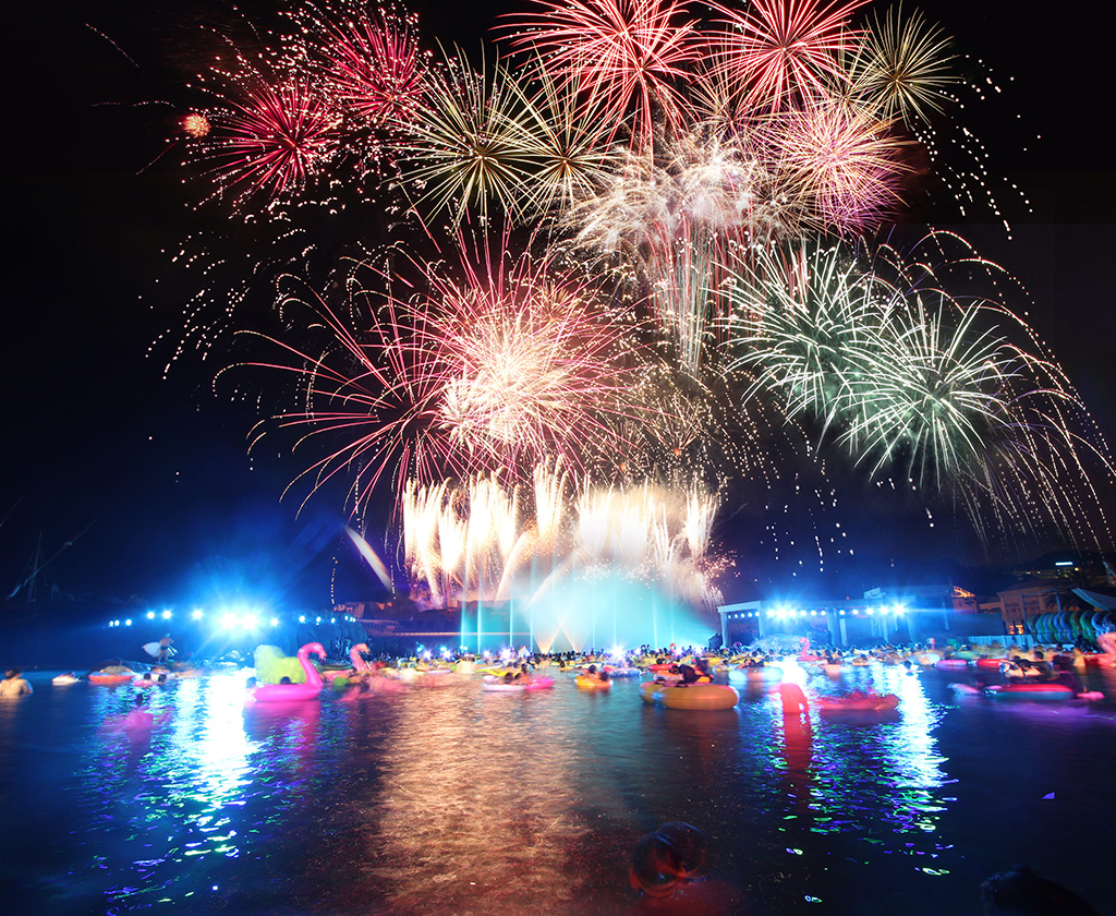 花火スペクタキュラ「フレイム」/ラグーナテンボス（愛知県/蒲郡市）