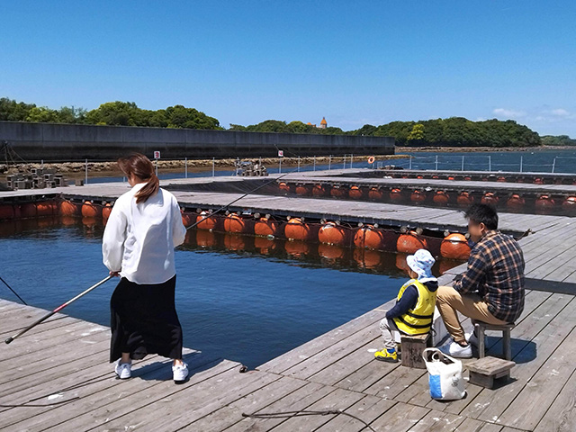 親子で楽しむのに最適な「小物釣り」/カタタの釣堀（和歌山県/白浜町）