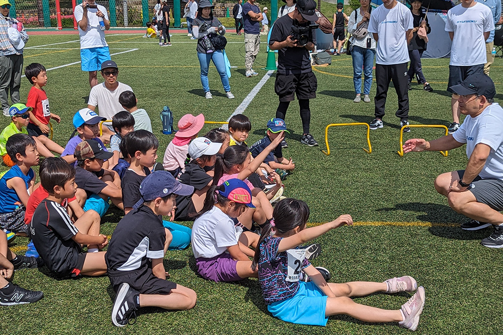 瞬足チャレンジ_かけっこ教室の様子