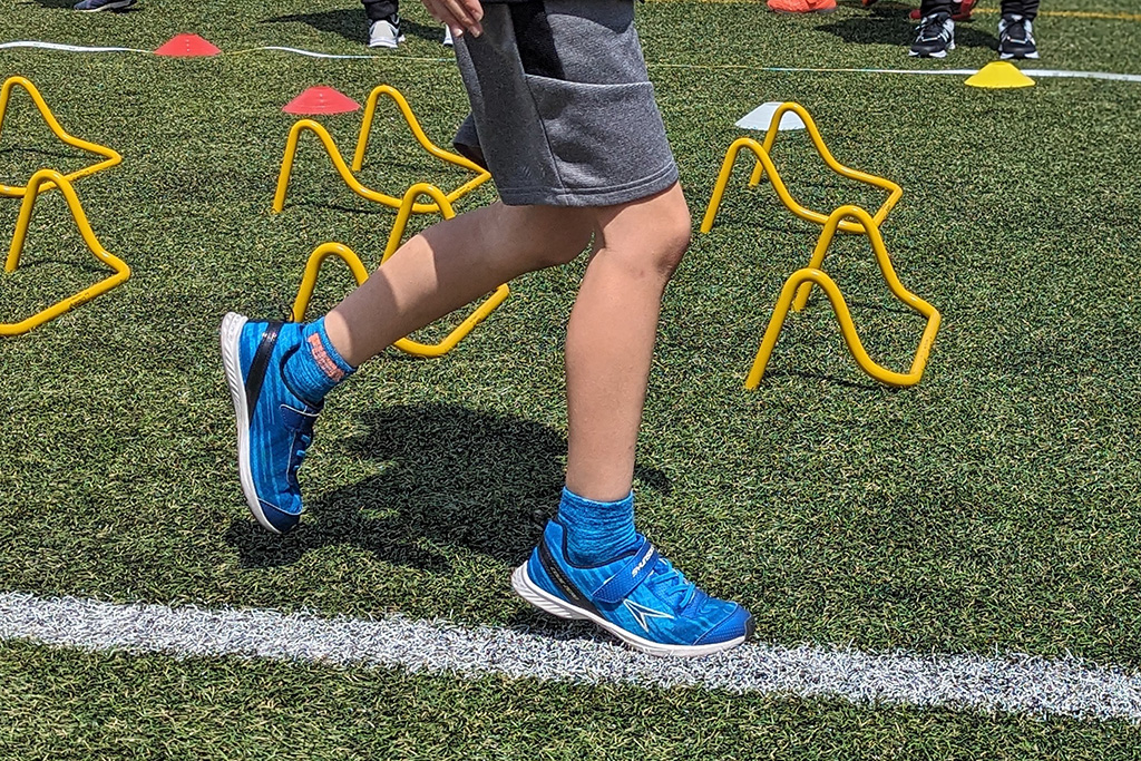 瞬足チャレンジ_かけっこ教室の様子