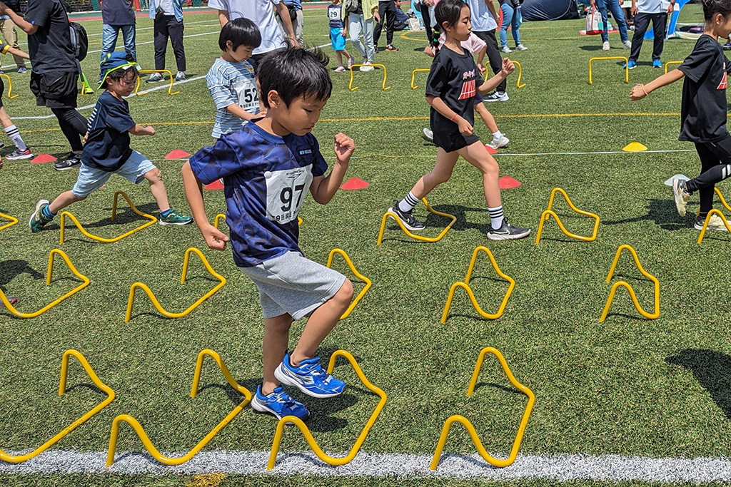 瞬足チャレンジ_かけっこ教室の様子