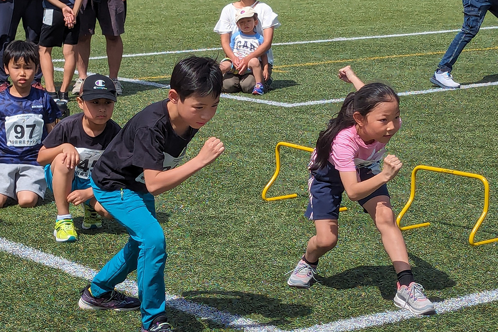 瞬足チャレンジ_かけっこ教室の様子