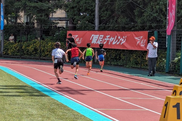瞬足チャレンジ_かけっこ教室の様子